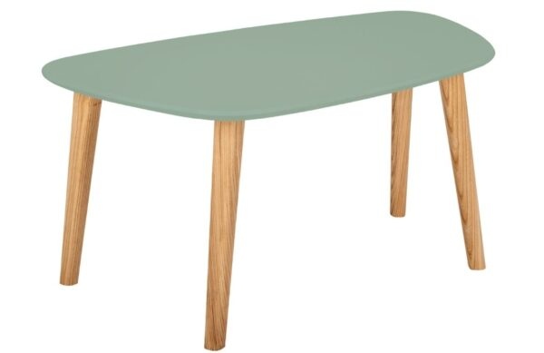 Šedo zelený lakovaný konferenční stolek RAGABA ENDOCARP