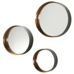 Set tří nástěnných zrcadel Kave Home