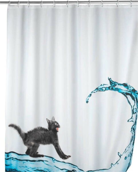 Sprchový závěs Wenko Black Cat
