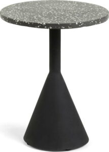 Černý příruční stolek Kave