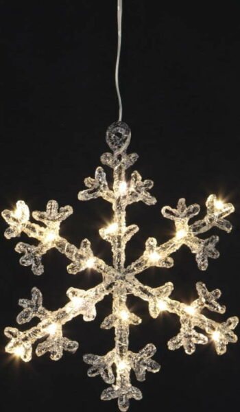 Vánoční světelná dekorace Icy Snowflake