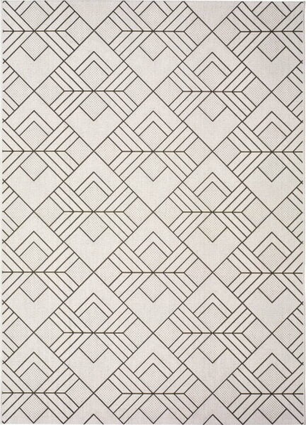 Bílobéžový venkovní koberec Universal Silvana
