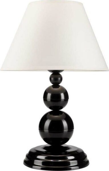 Černá stolní lampa -