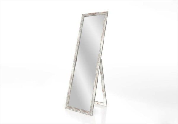 Stojací zrcadlo s rámem s patinou Styler