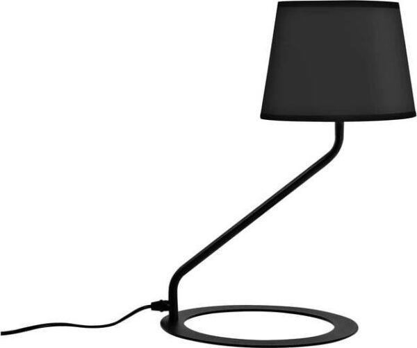 Černá stolní lampa Shade