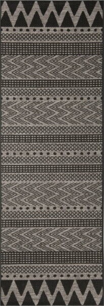 Černo-béžový venkovní koberec NORTHRUGS
