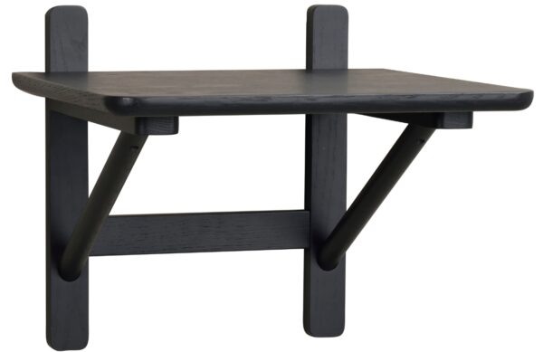 Černý dubový noční stolek ROWICO CAMROSE