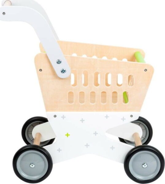 Dětský dřevěný nákupní vozík Legler