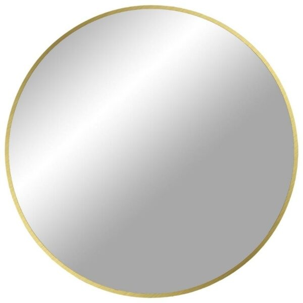Nordic Living Zlaté kulaté závěsné zrcadlo Zahrah 80