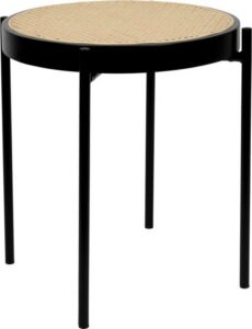 Ratanový kulatý odkládací stolek ø 50