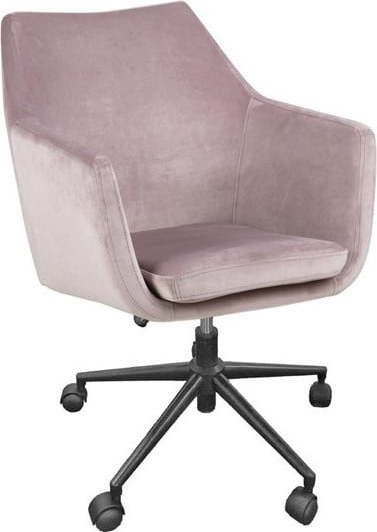 Růžová kancelářská židle Actona