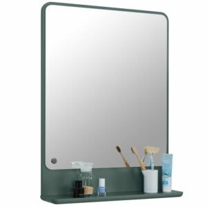 Tmavě zelené lakované koupelnové zrcadlo Tom Tailor Color