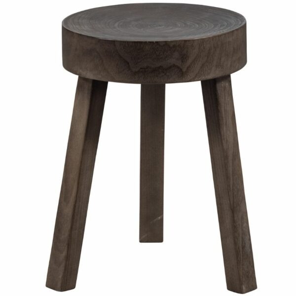 Hoorns Tmavě hnědá dřevěná stolička Stefien 45