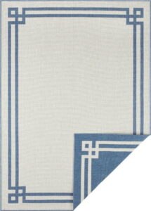 Modro-krémový venkovní koberec NORTHRUGS Manito