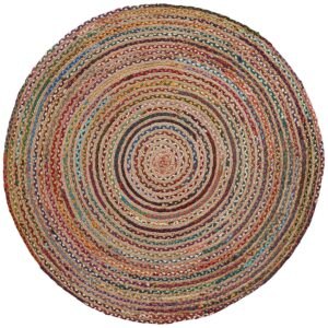 Pestrobarevný jutový koberec Kave Home