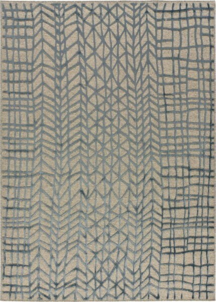 Modro-béžový koberec 200x140 cm Cata