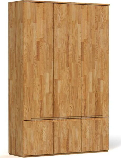 Šatní skříň z dubového dřeva 135x206 cm