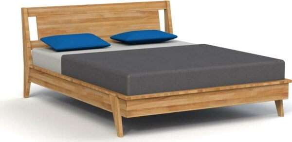 Dvoulůžková postel z dubového dřeva 180x200 cm