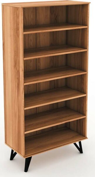 Knihovna z bukového dřeva 91x185 cm