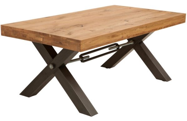 Moebel Living Masivní dubový konferenční stolek Hogan