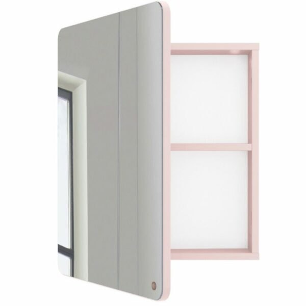 Růžová lakovaná koupelnová zrcadlová skříňka Tom Tailor Color
