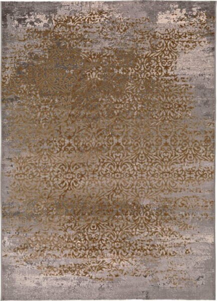 Šedo-zlatý koberec Universal Danna