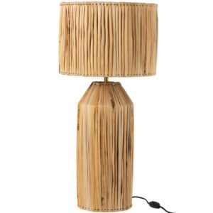 Bambusová stolní lampa J-Line Labana