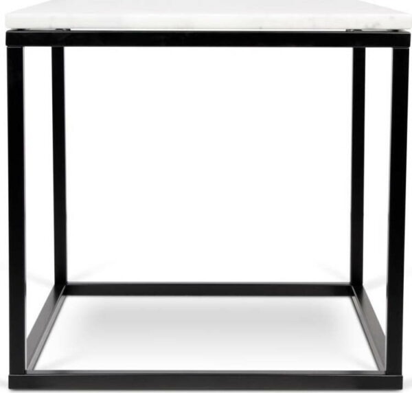 Konferenční stolek s černým podnožím a bílou mramorovou deskou TemaHome Prairie