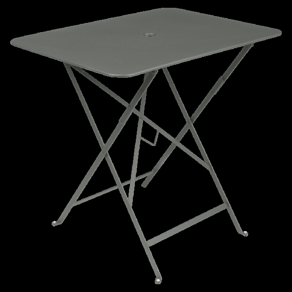Šedozelený kovový skládací stůl Fermob Bistro