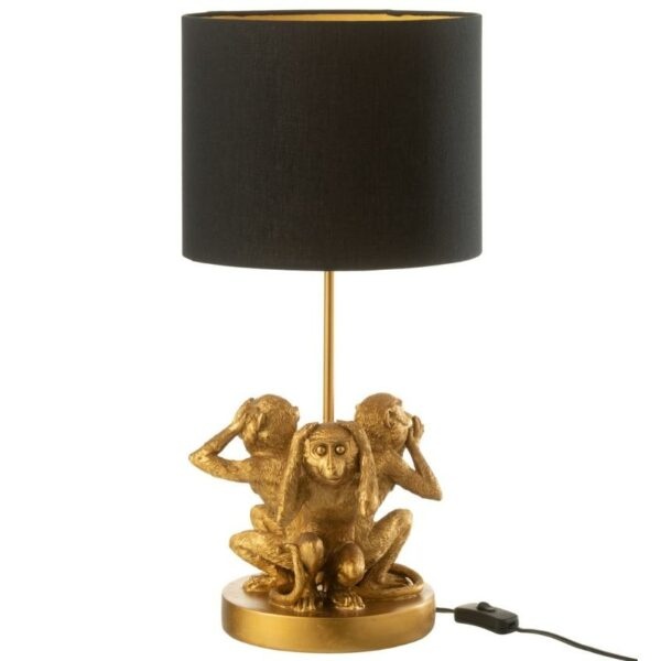 Zlatá stolní lampa J-line Hakiro