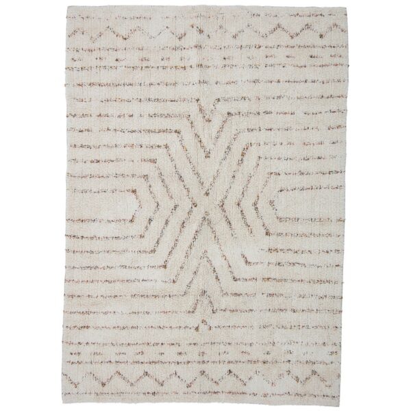 Bílý bavlněný koberec Bloomingville Maggy 180