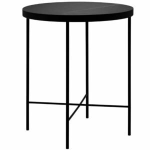 Černý mramorový konferenční stolek MICADONI