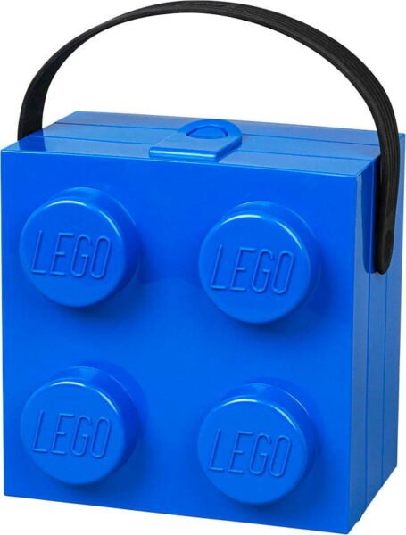 Modrý úložný box s