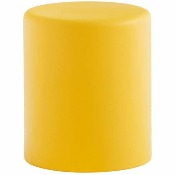 Pedrali Žlutý kulatý plastový taburet Wow