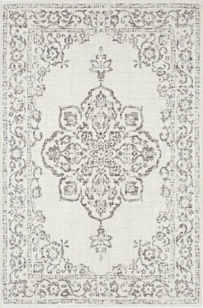 Šedo-krémový venkovní koberec NORTHRUGS Tilos