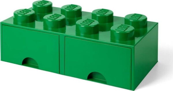 Zelený úložný box se 2
