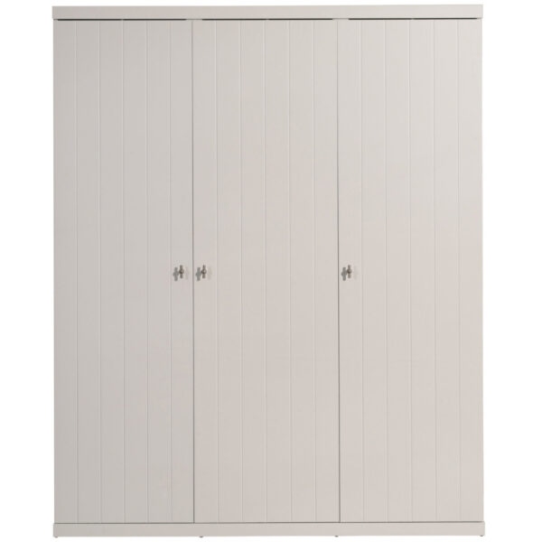 Bílá dřevěná skříň Vipack Robin 205 x