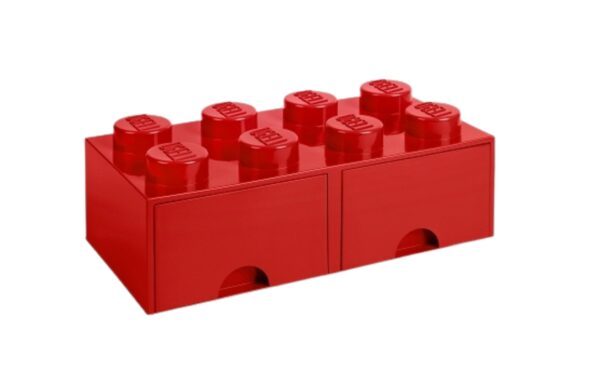 Červený úložný box LEGO® Storage 25