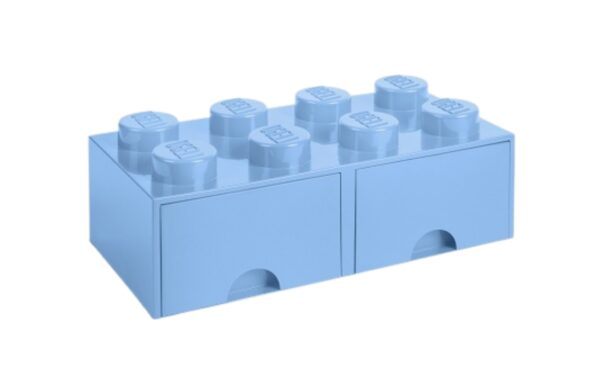 Světle modrý úložný box LEGO® Storage