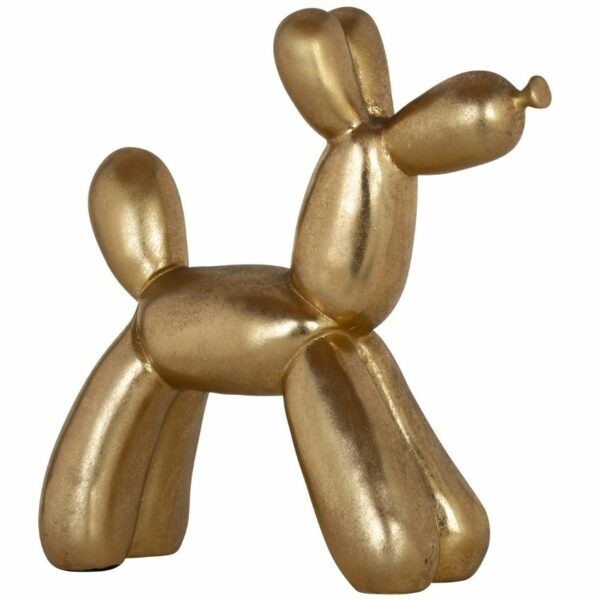 Zlatá dekorativní soška Richmond Dog