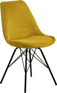 Žlutá jídelní židle Eris