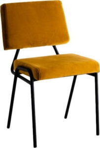 Žlutá jídelní židle Simple