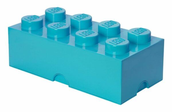 Azurově modrý úložný box LEGO® Smart