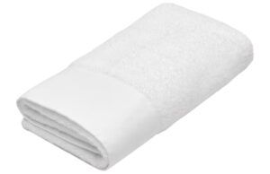 Bílý bavlněný ručník Kave Home Takeshi