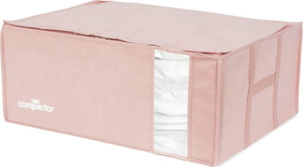 Růžový úložný box na oblečení Compactor XXL Pink