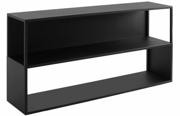 Nordic Design Černý kovový regál Hypper