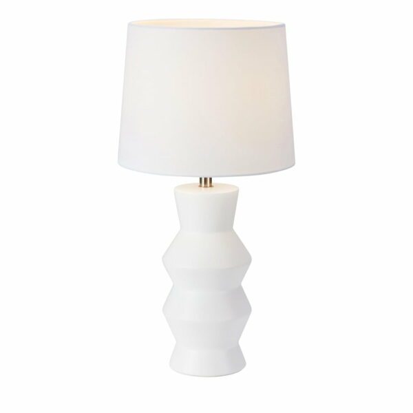 Bílá stolní lampa Sienna -
