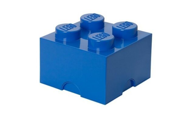 Tmavě modrý úložný box LEGO® Smart