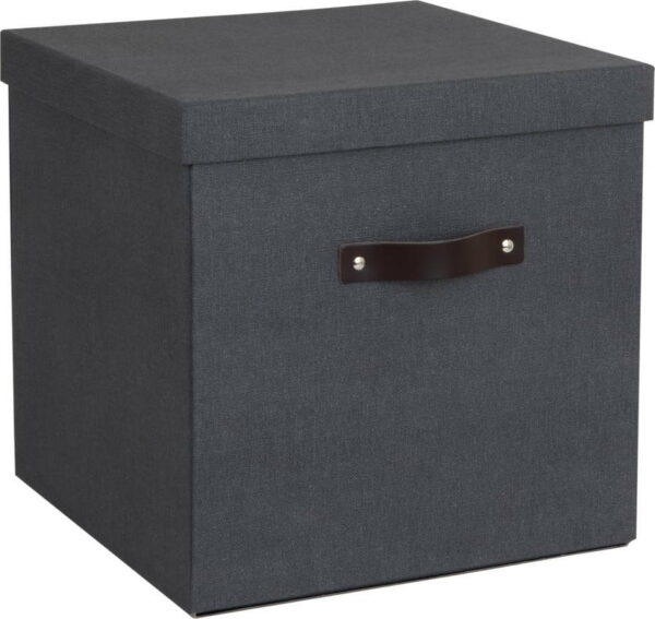 Černá úložná krabice Bigso Box