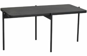 Černý jasanový konferenční stolek ROWICO SHELTON